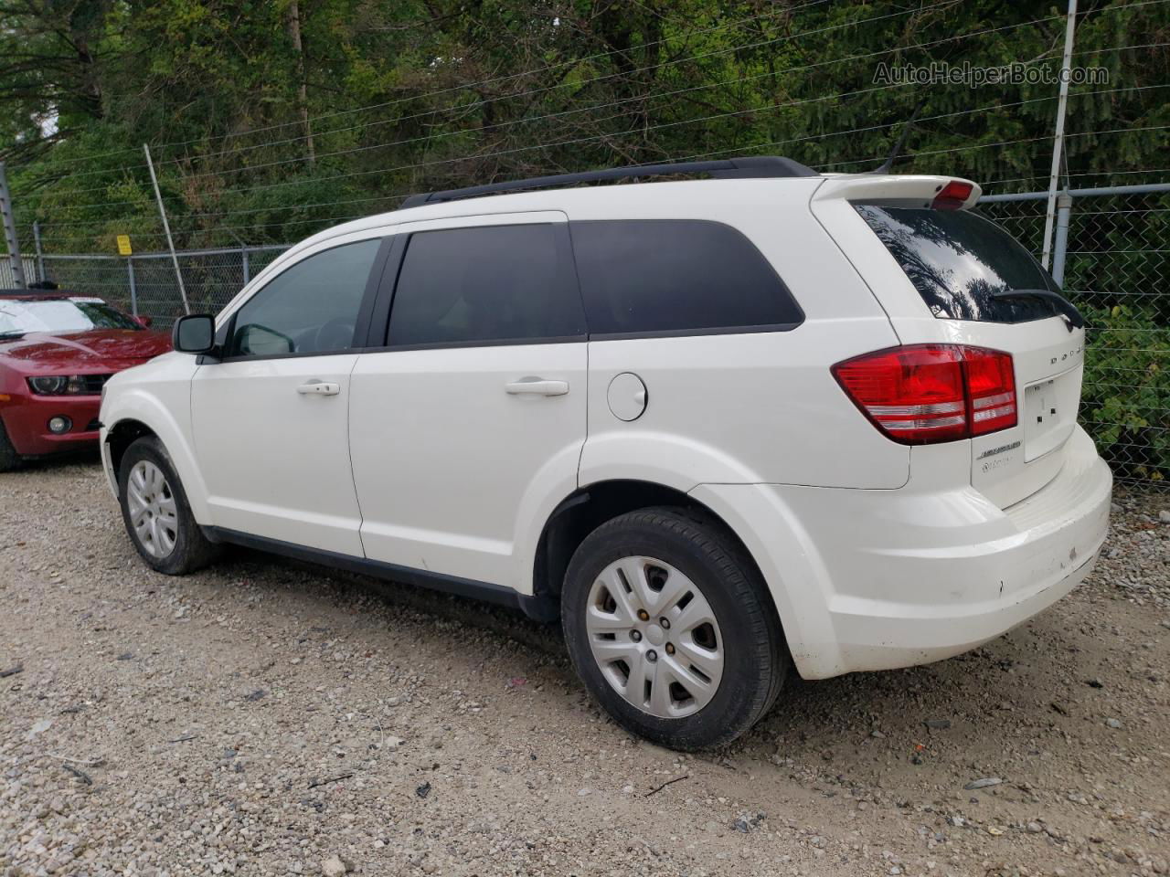 2016 Dodge Journey Se White vin: 3C4PDCAB7GT207907