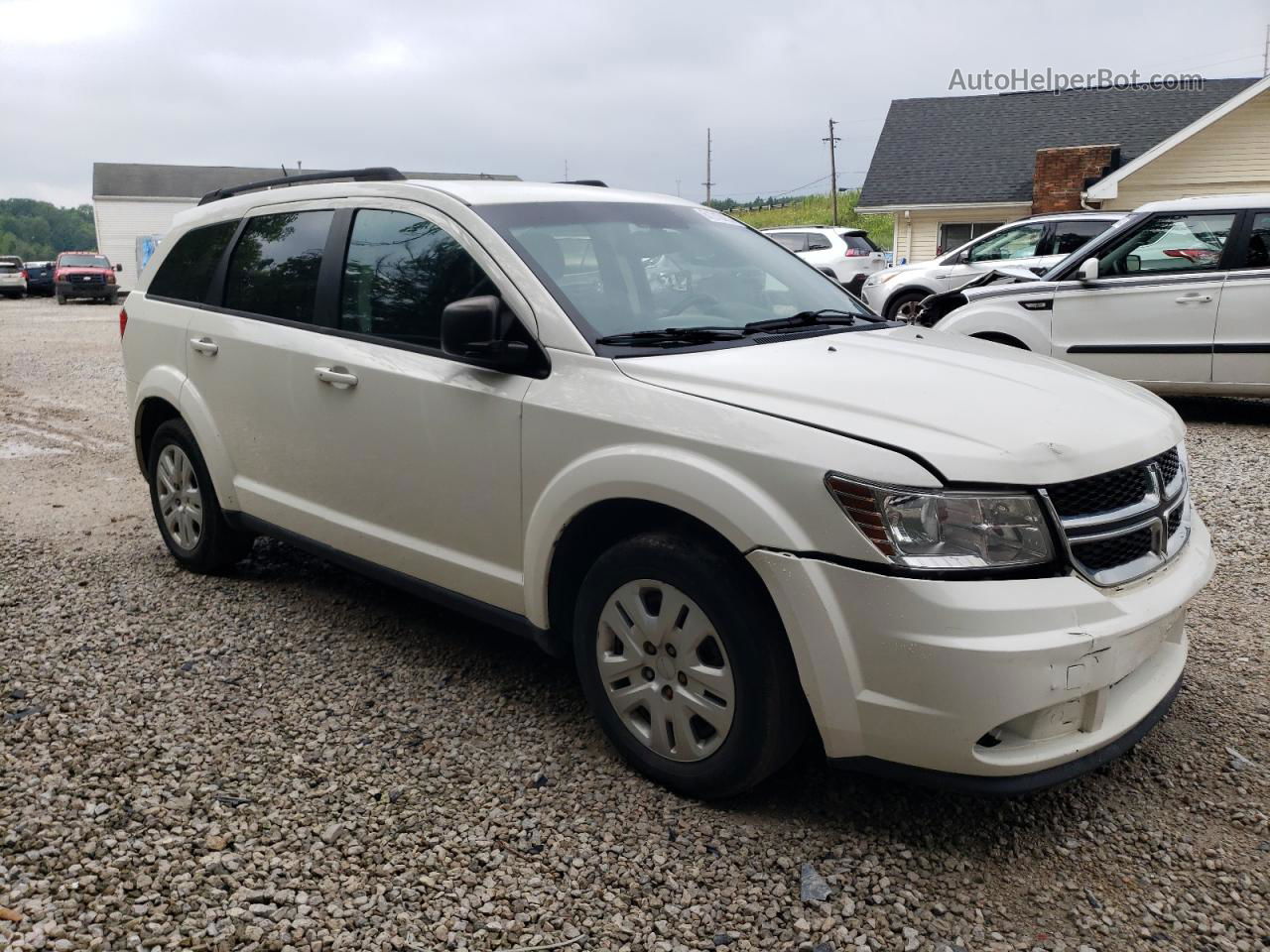 2016 Dodge Journey Se Белый vin: 3C4PDCAB7GT207907