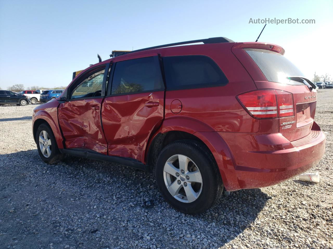 2016 Dodge Journey Se Красный vin: 3C4PDCAB7GT212086