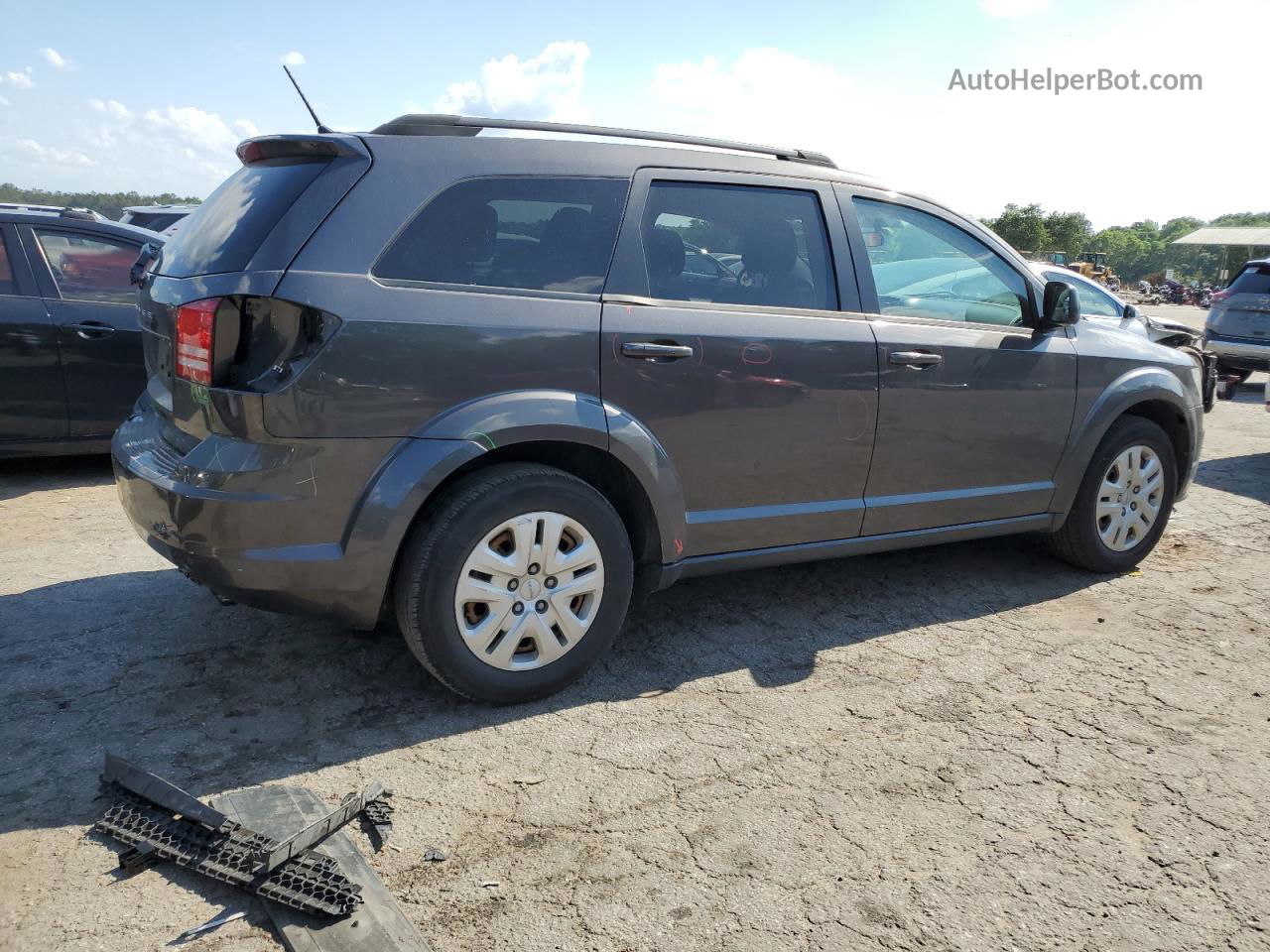 2016 Dodge Journey Se Gray vin: 3C4PDCAB7GT238235