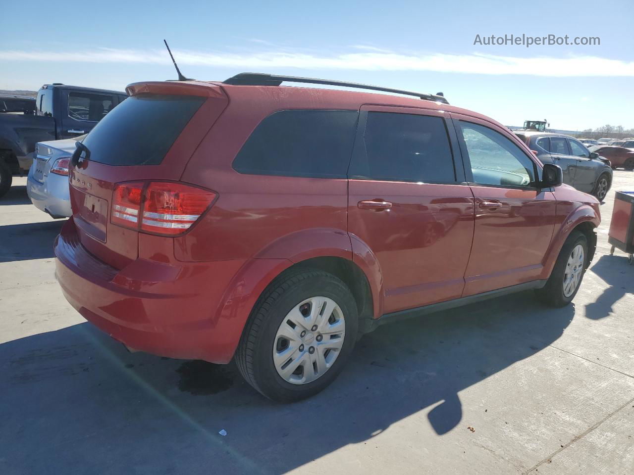 2016 Dodge Journey Se Red vin: 3C4PDCAB7GT239076