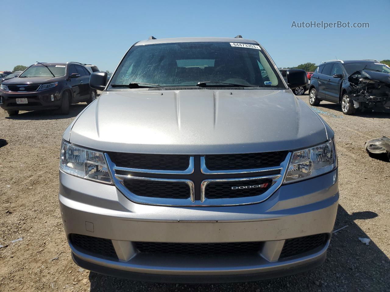 2016 Dodge Journey Se Silver vin: 3C4PDCAB7GT245542