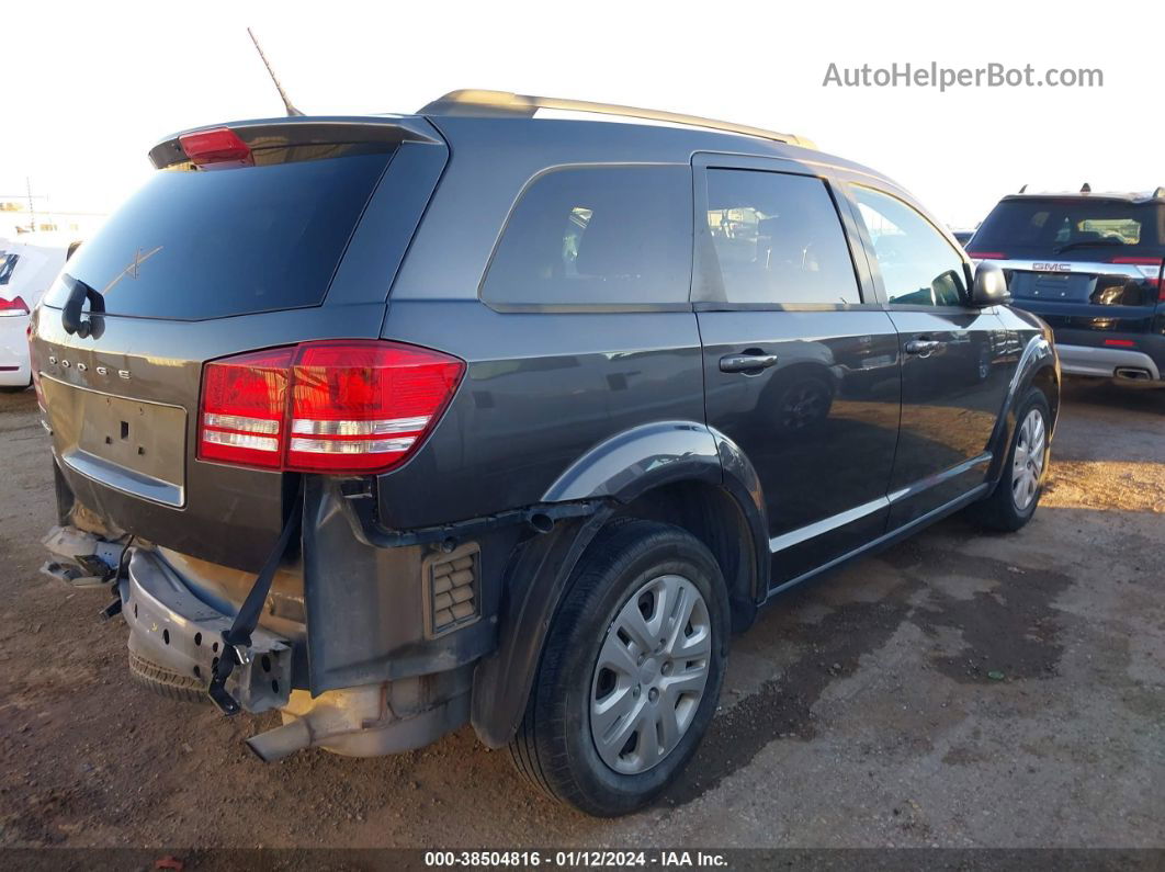 2017 Dodge Journey Se Gray vin: 3C4PDCAB7HT605135