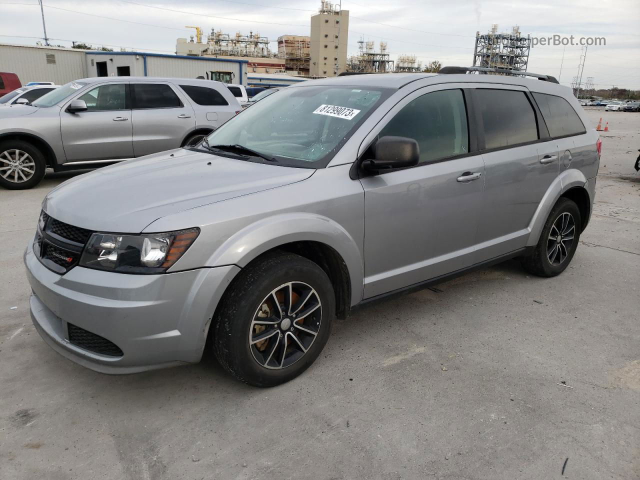 2017 Dodge Journey Se Серебряный vin: 3C4PDCAB7HT606480