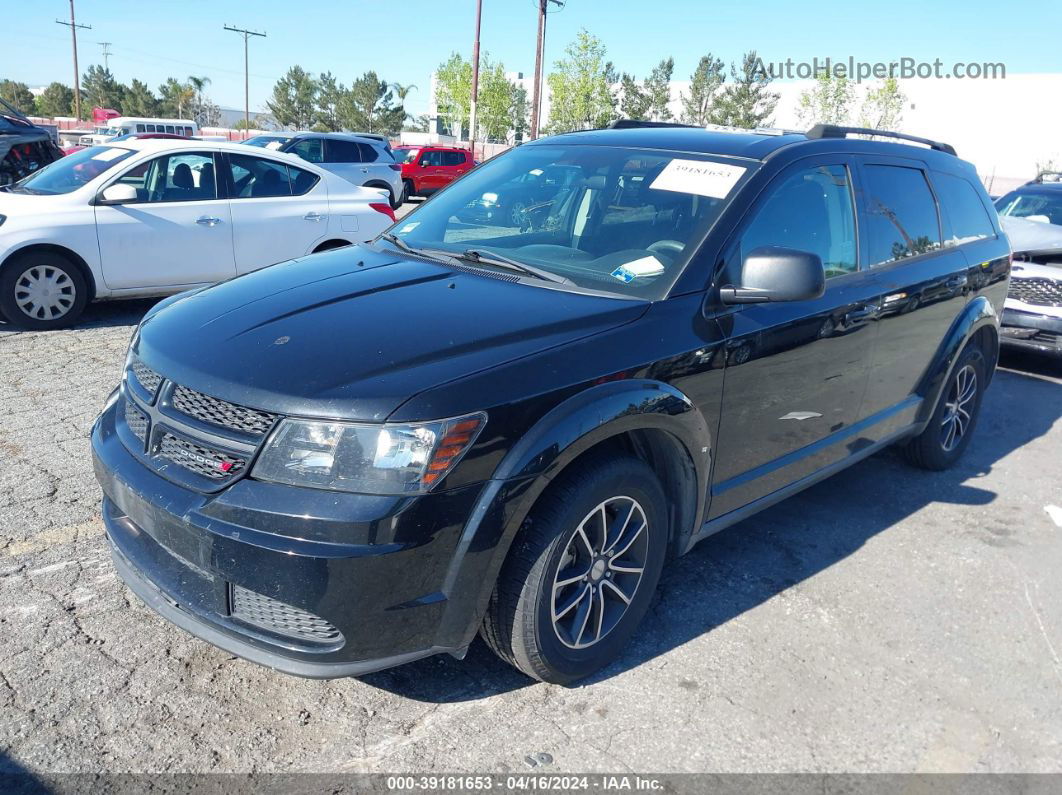 2017 Dodge Journey Se Черный vin: 3C4PDCAB7HT607984