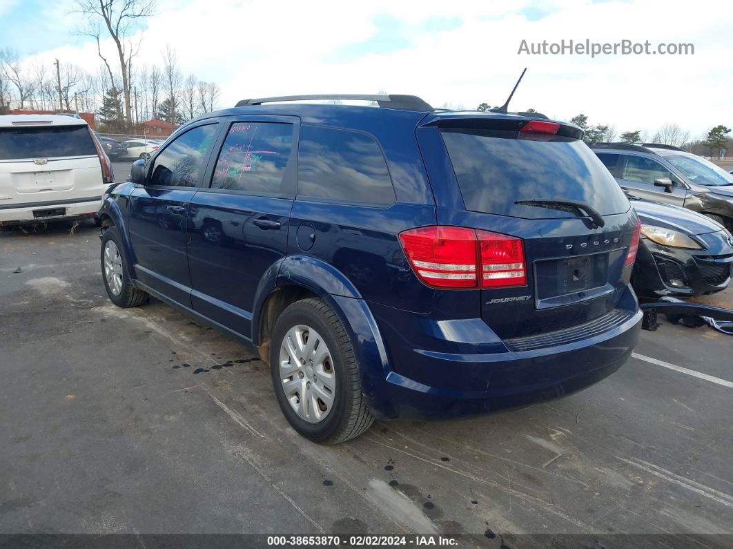 2017 Dodge Journey Se Dark Blue vin: 3C4PDCAB7HT648549