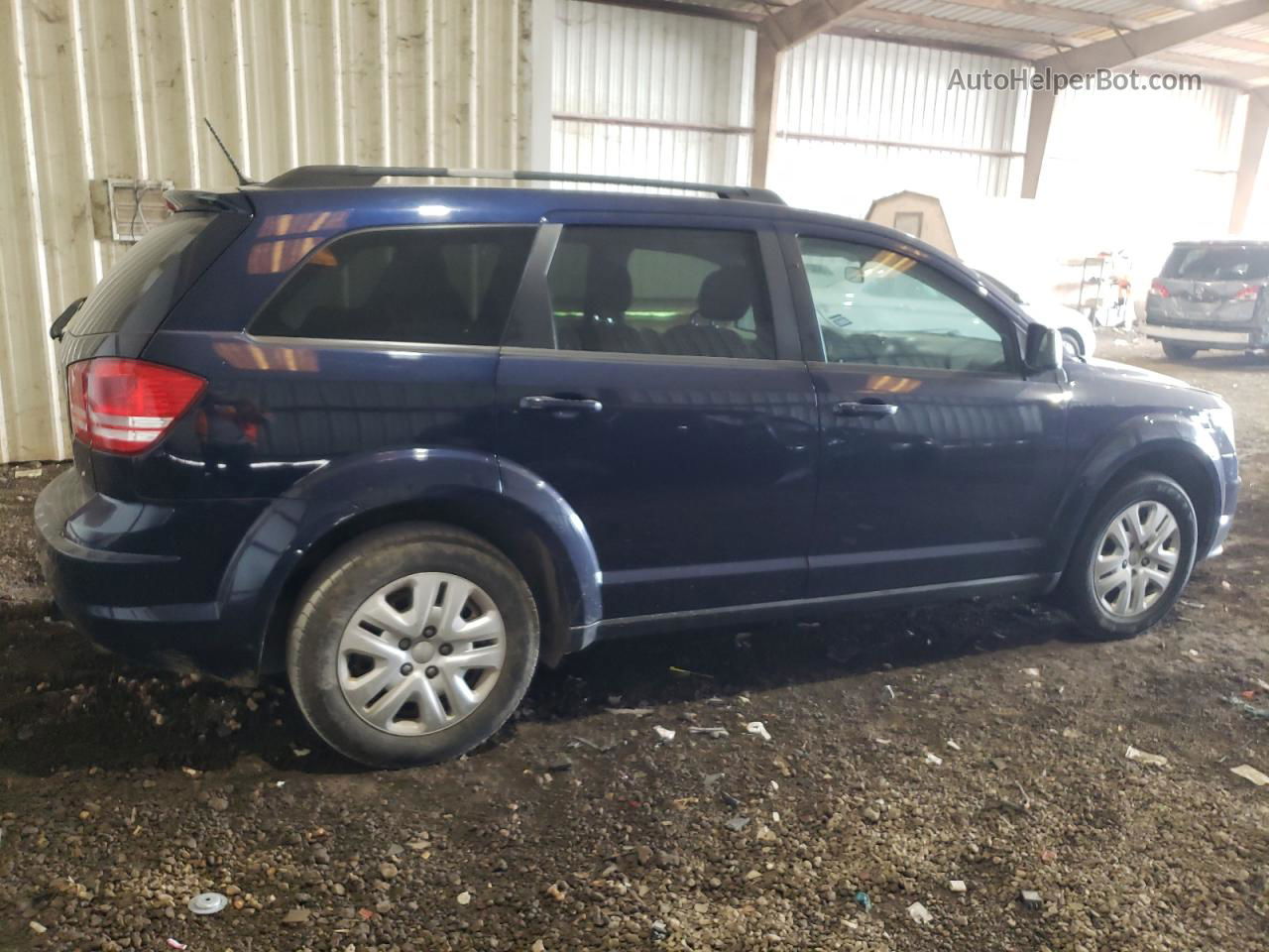 2017 Dodge Journey Se Blue vin: 3C4PDCAB7HT691644