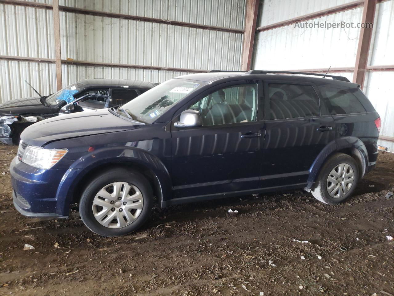 2017 Dodge Journey Se Blue vin: 3C4PDCAB7HT691644