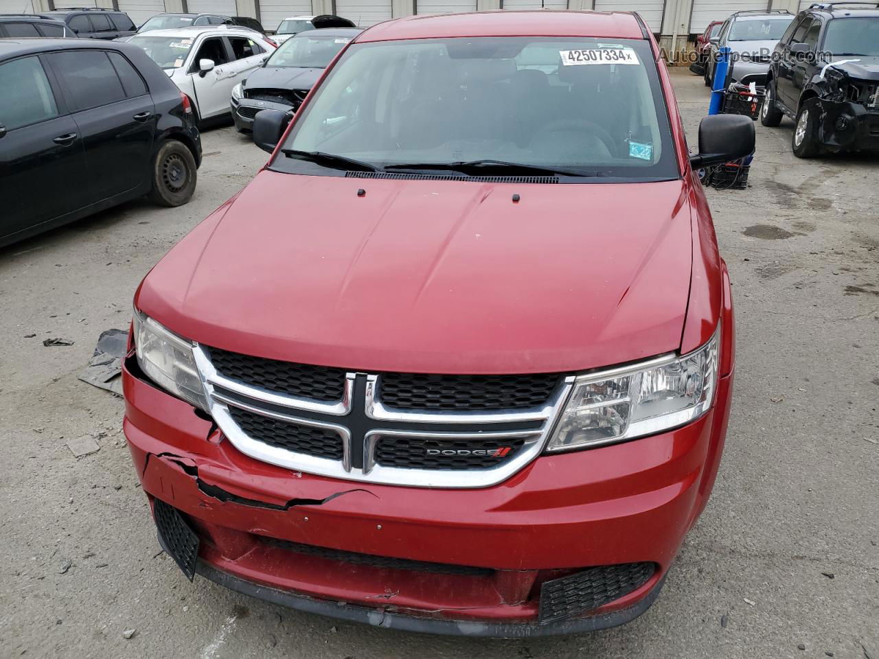 2014 Dodge Journey Se Красный vin: 3C4PDCAB8ET245918