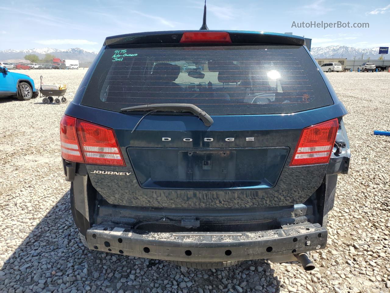 2014 Dodge Journey Se Blue vin: 3C4PDCAB8ET263545