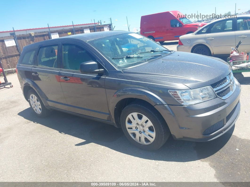 2014 Dodge Journey American Value Pkg Gray vin: 3C4PDCAB8ET277445