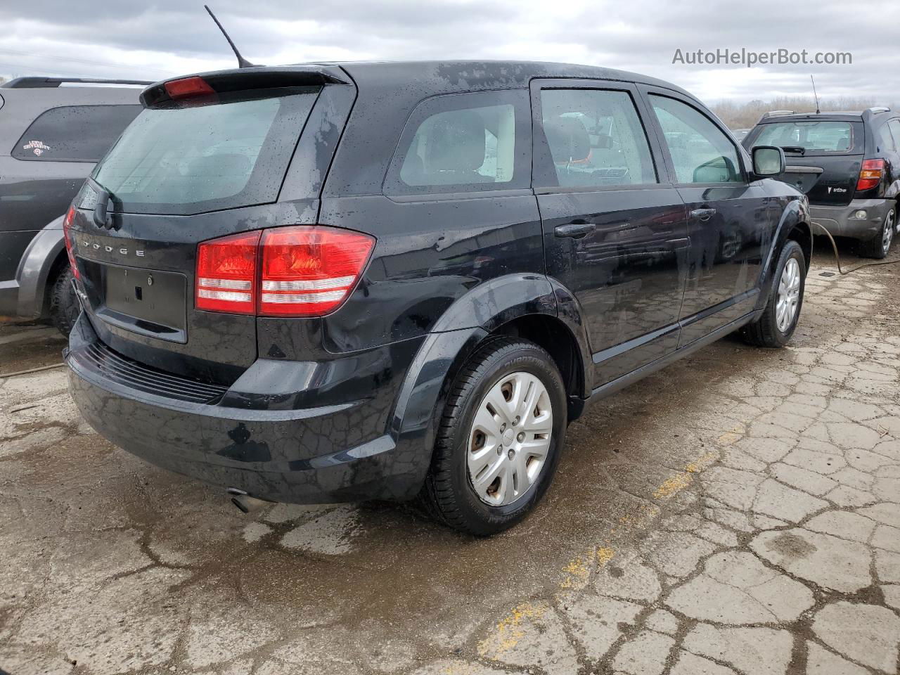 2014 Dodge Journey Se Black vin: 3C4PDCAB8ET304160