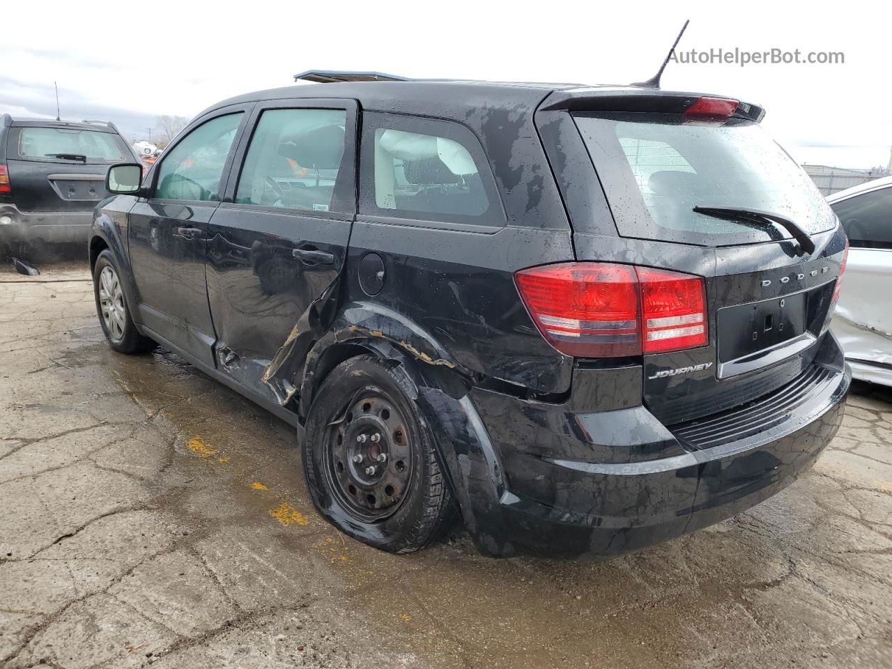 2014 Dodge Journey Se Black vin: 3C4PDCAB8ET304160