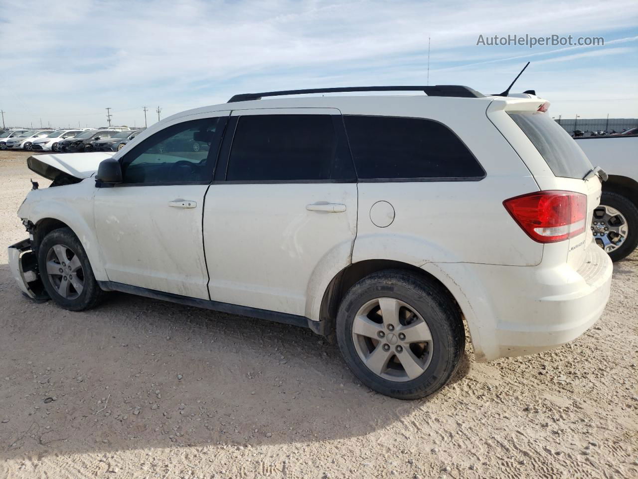 2015 Dodge Journey Se Белый vin: 3C4PDCAB8FT547890