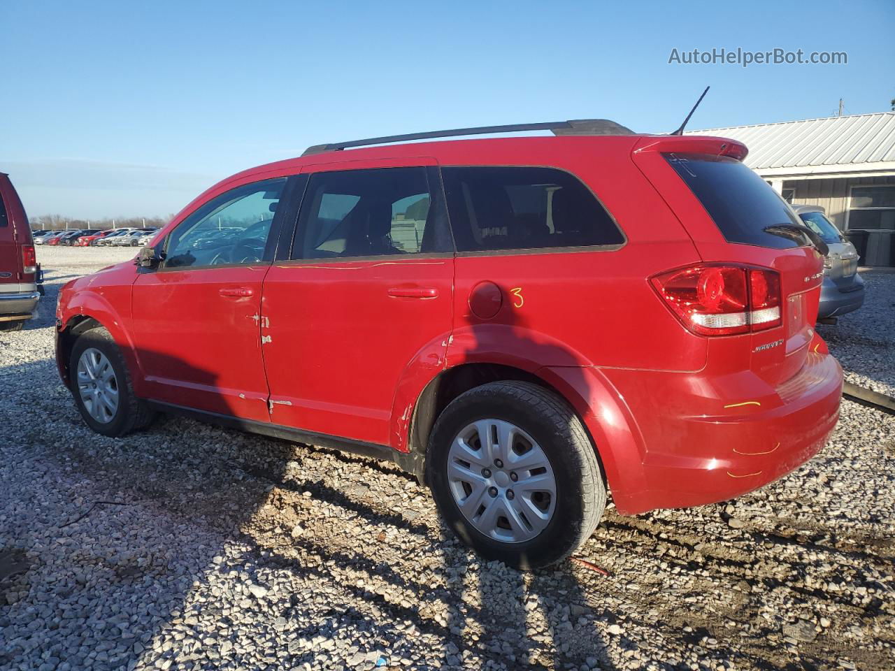 2015 Dodge Journey Se Красный vin: 3C4PDCAB8FT606078