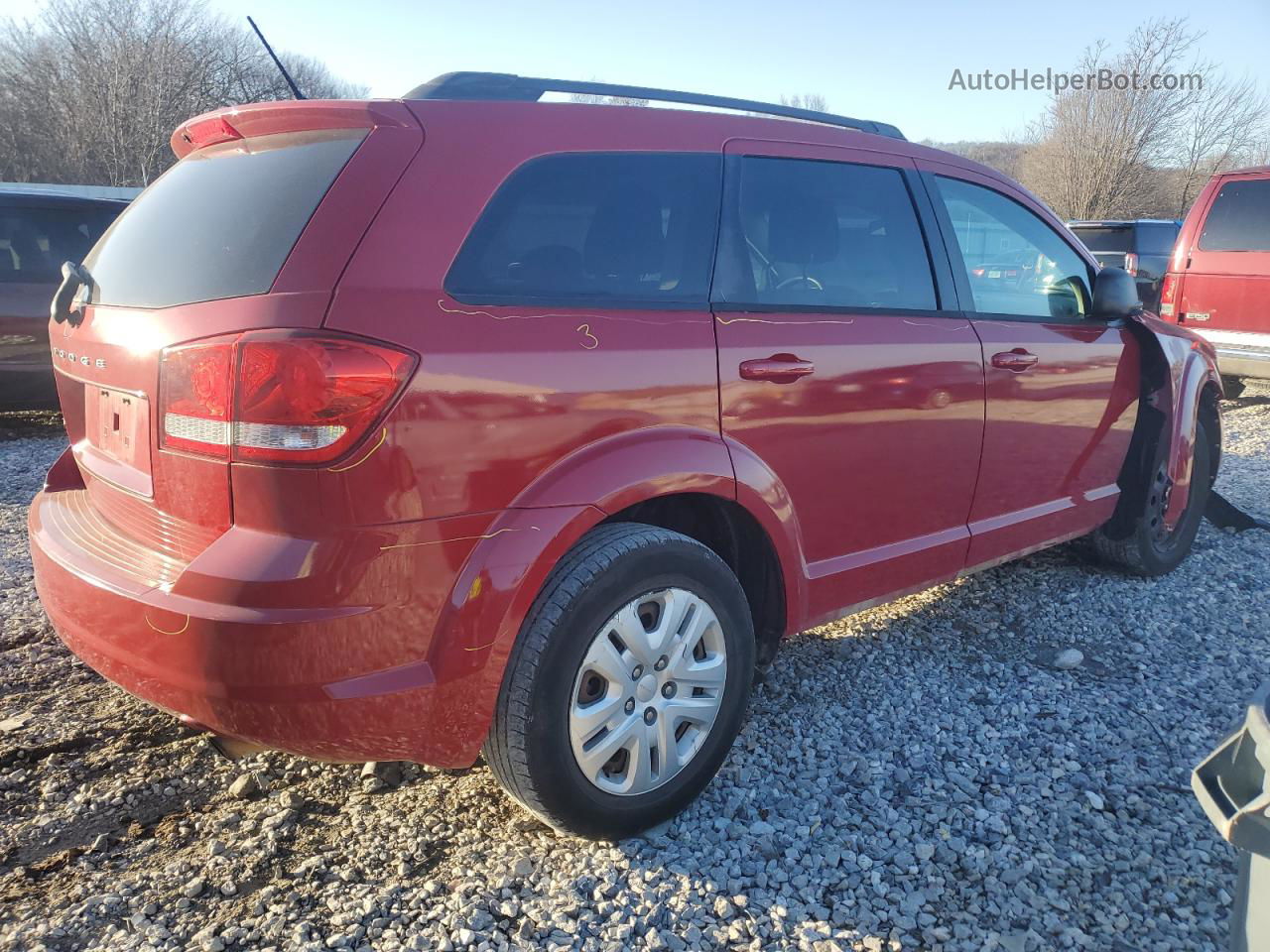 2015 Dodge Journey Se Красный vin: 3C4PDCAB8FT606078