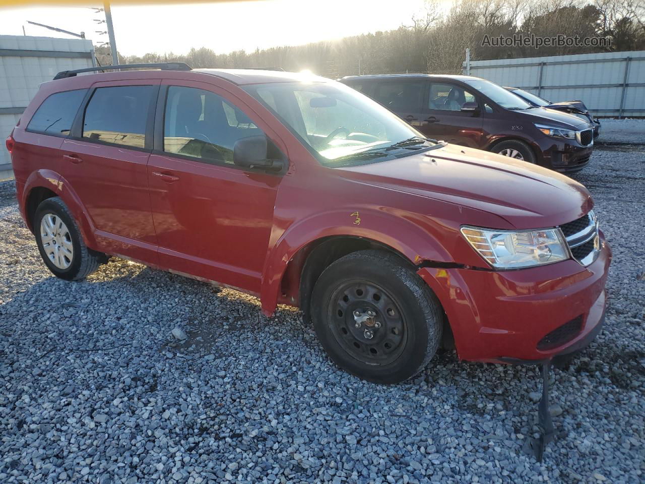 2015 Dodge Journey Se Красный vin: 3C4PDCAB8FT606078