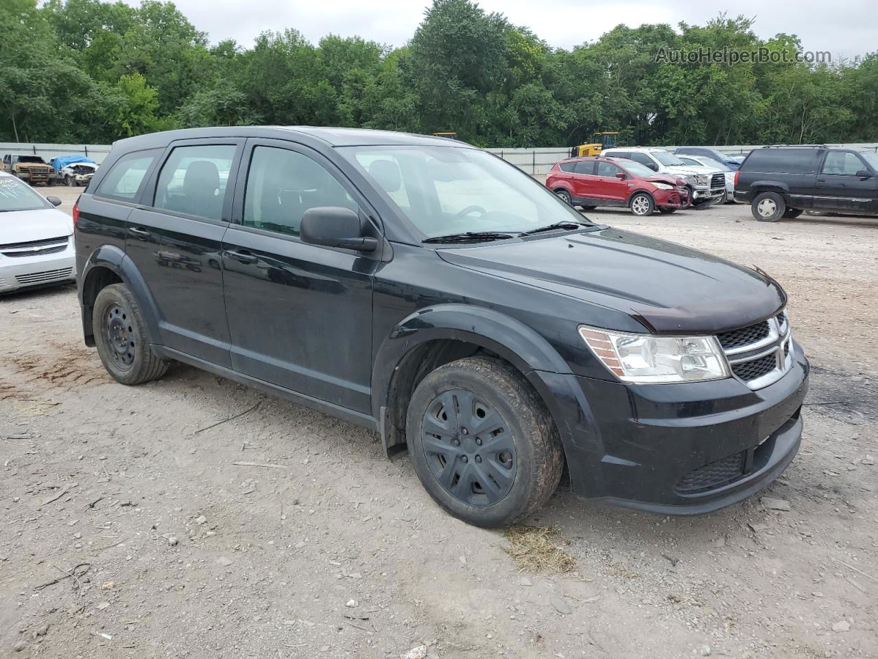 2015 Dodge Journey Se Black vin: 3C4PDCAB8FT650467