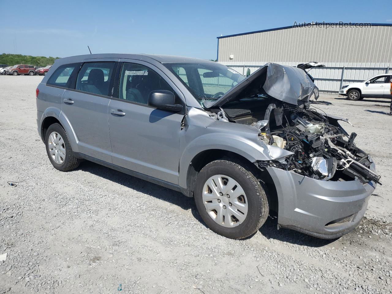 2015 Dodge Journey Se Silver vin: 3C4PDCAB8FT708738