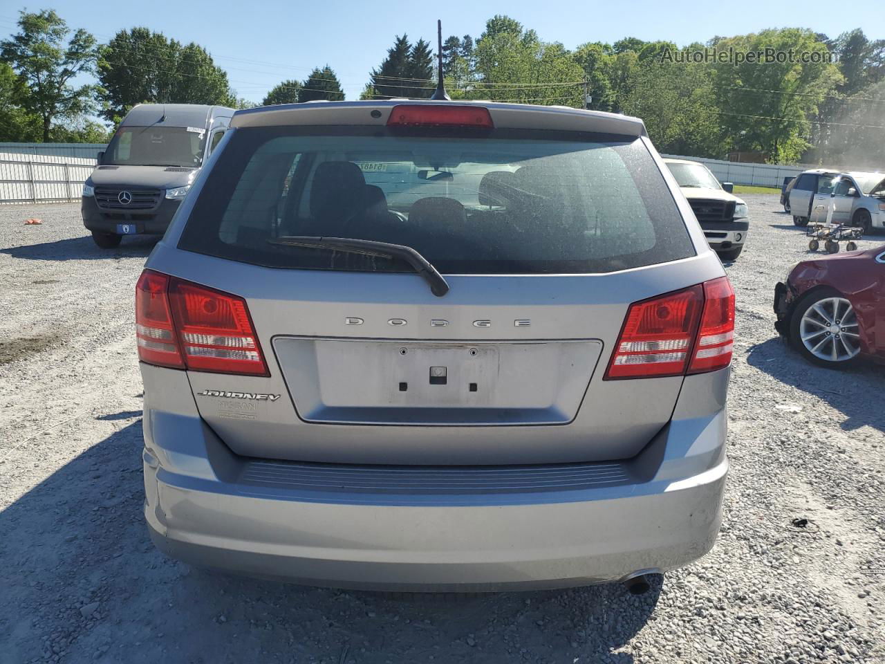 2015 Dodge Journey Se Silver vin: 3C4PDCAB8FT708738