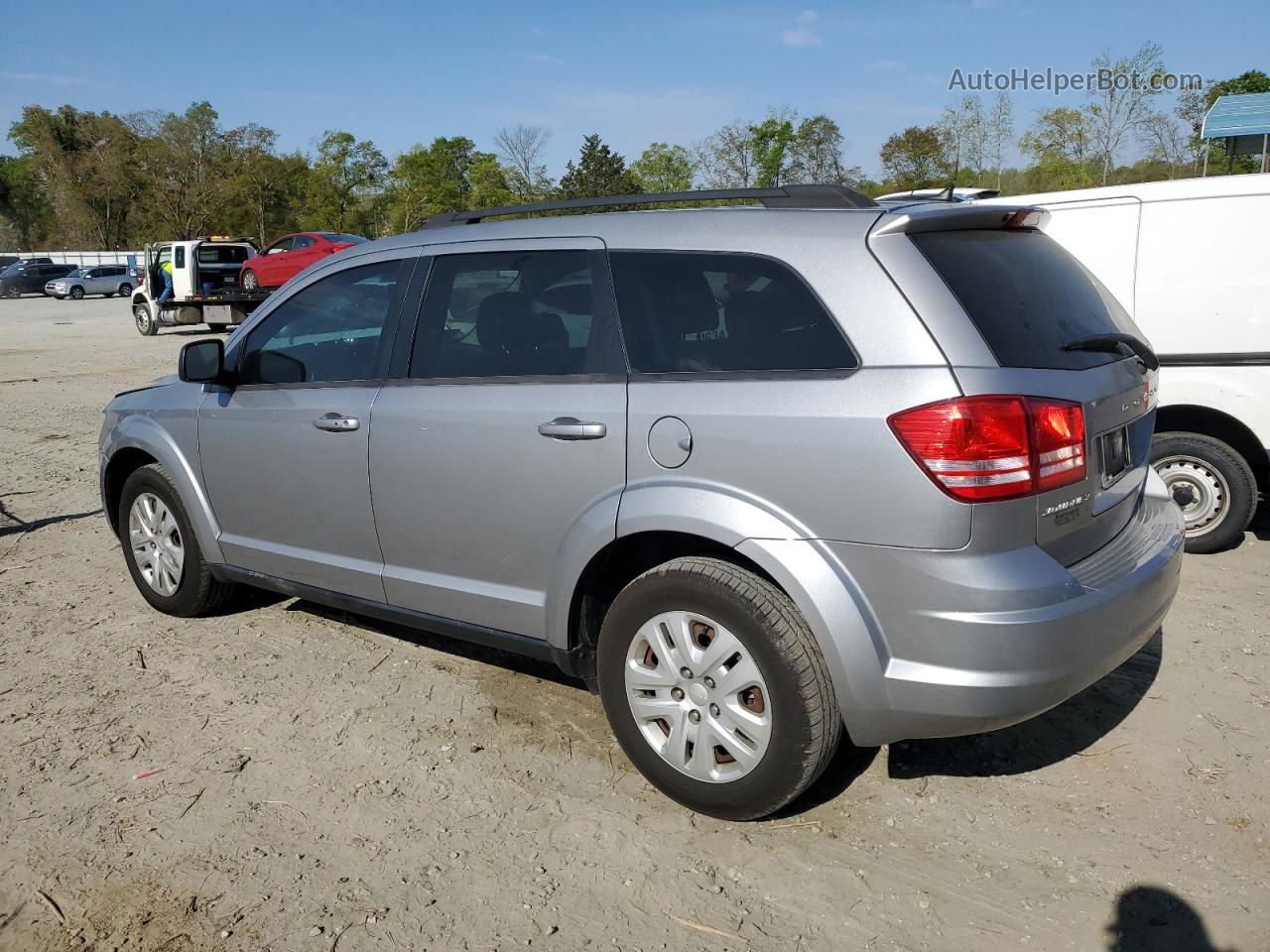 2016 Dodge Journey Se Silver vin: 3C4PDCAB8GT146647