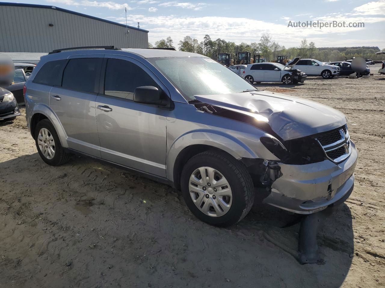 2016 Dodge Journey Se Silver vin: 3C4PDCAB8GT146647