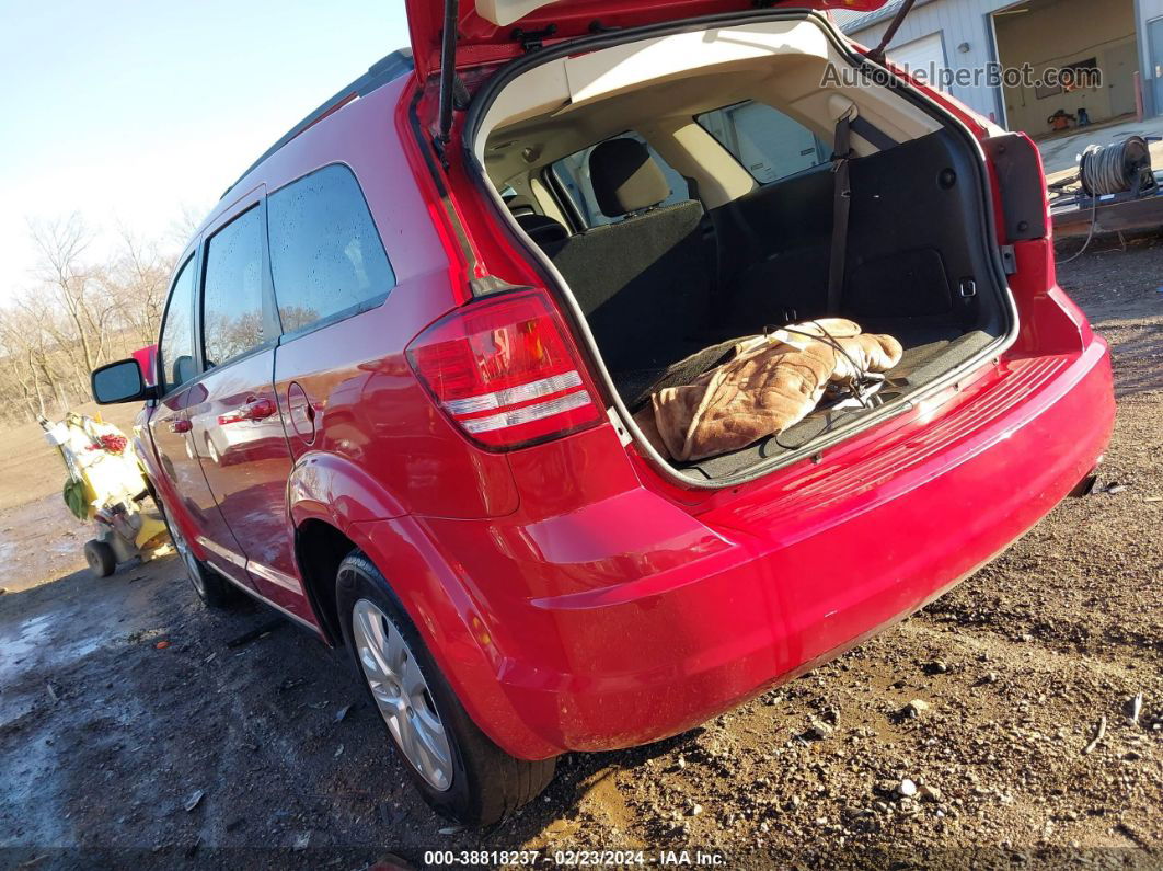 2016 Dodge Journey Se Red vin: 3C4PDCAB8GT218415