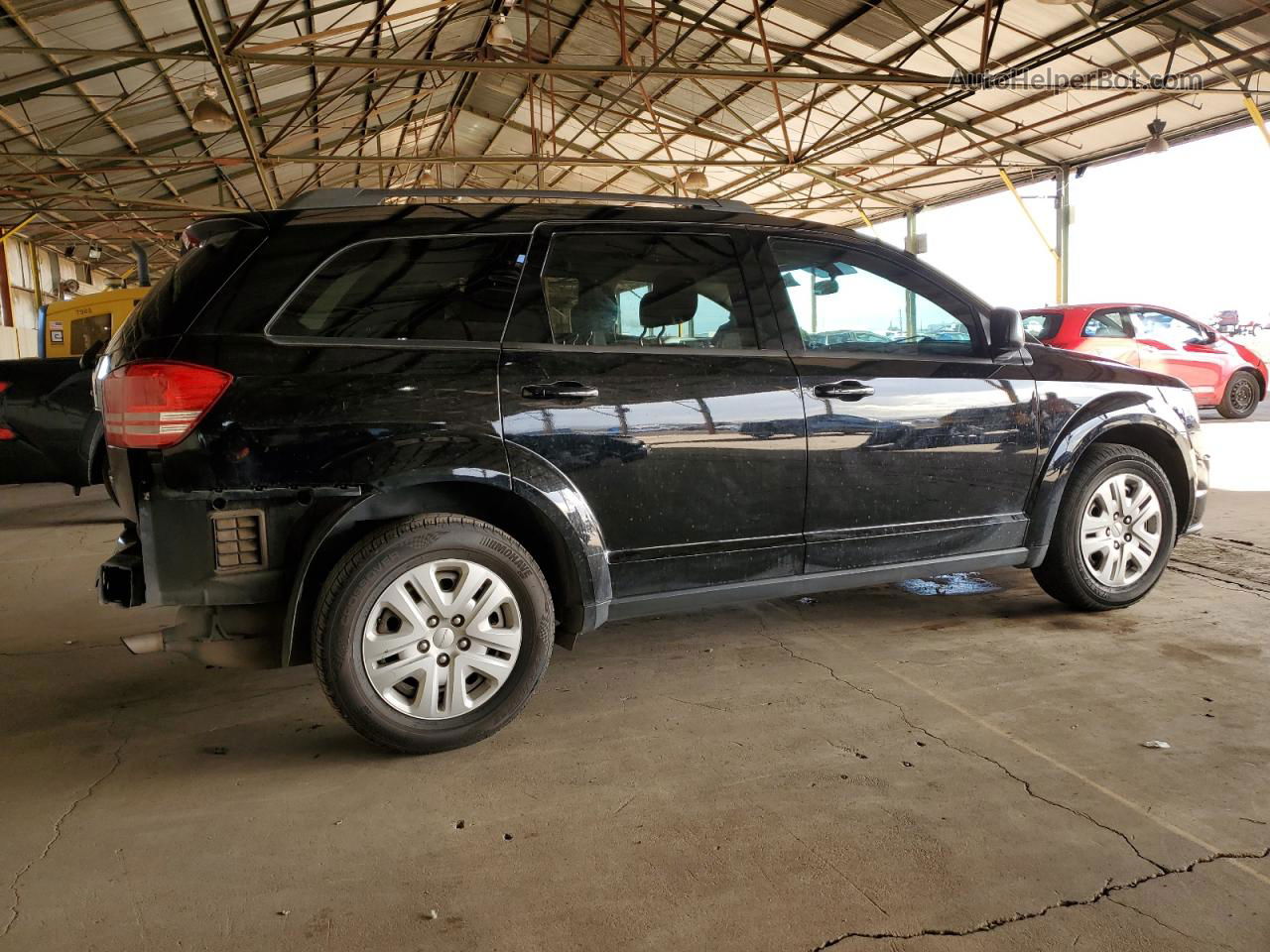 2017 Dodge Journey Se Black vin: 3C4PDCAB8HT522183