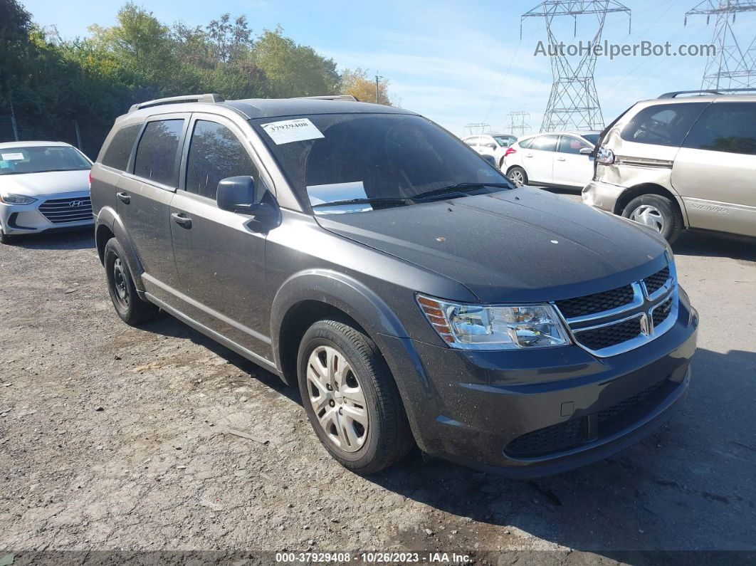 2017 Dodge Journey Se Gray vin: 3C4PDCAB8HT549836