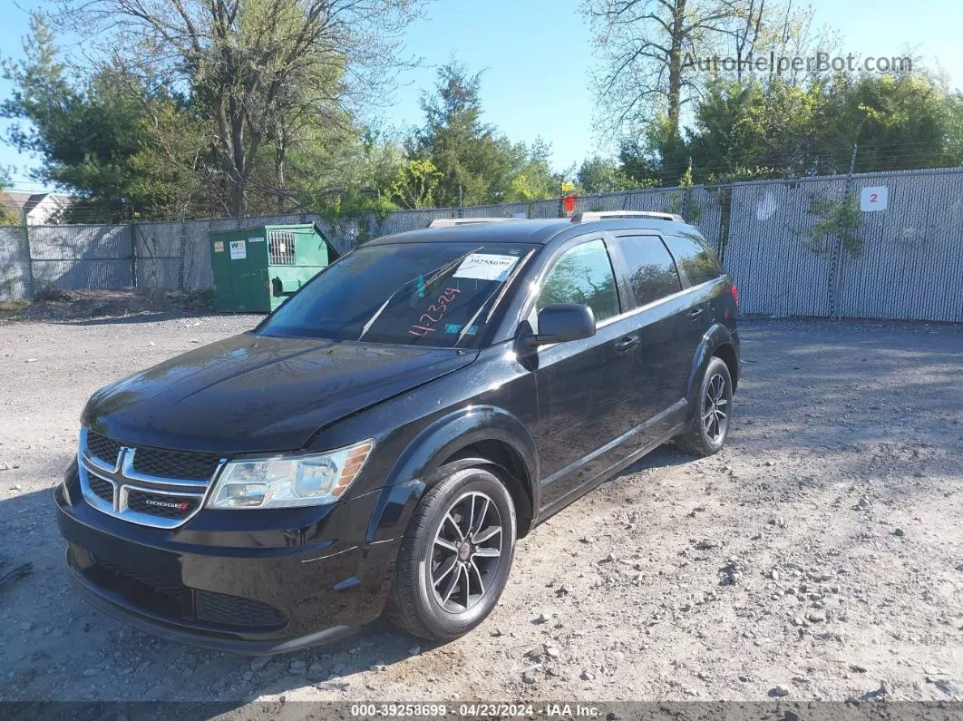 2017 Dodge Journey Se Black vin: 3C4PDCAB8HT622266