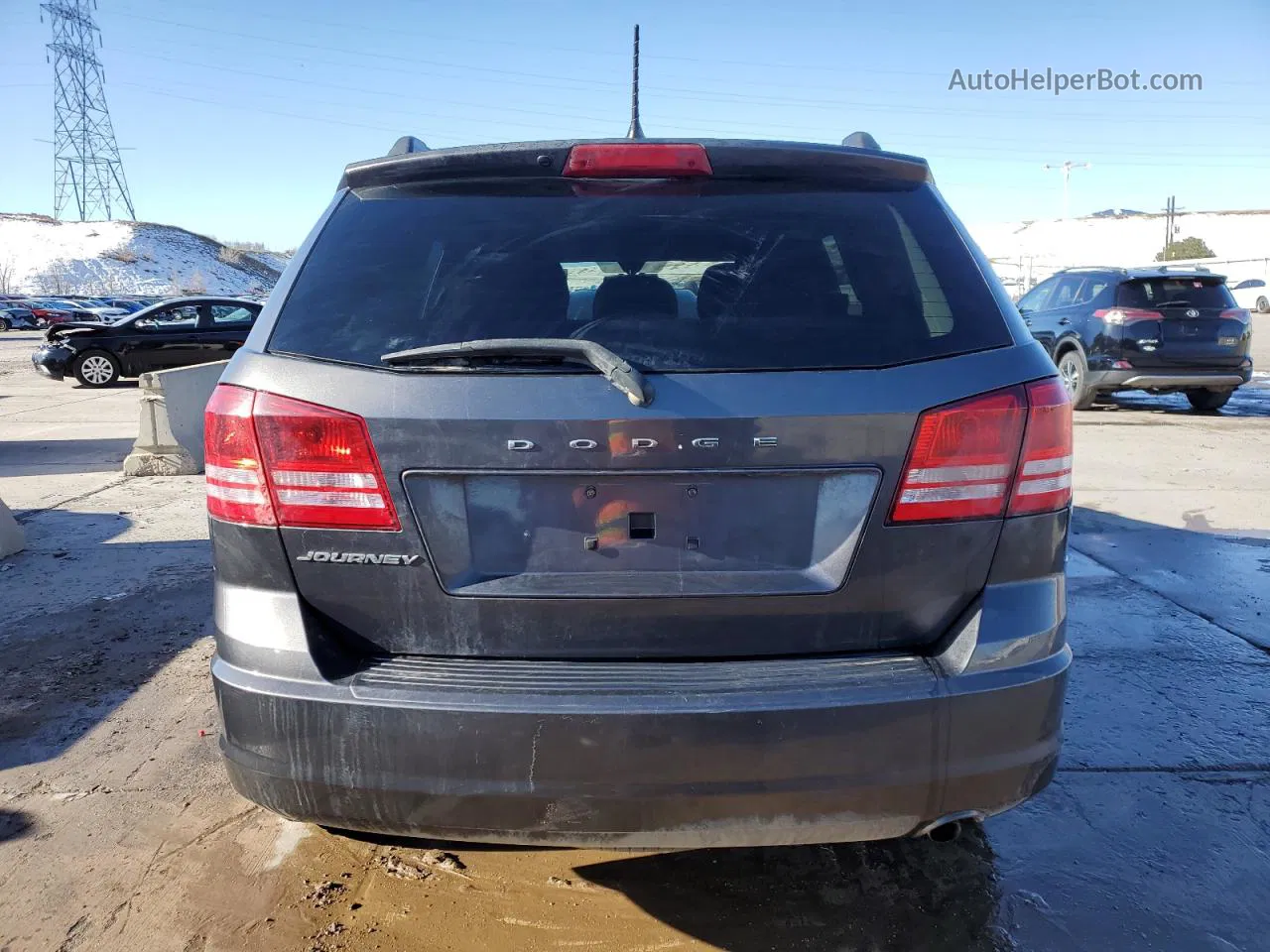 2017 Dodge Journey Se Серый vin: 3C4PDCAB8HT638337