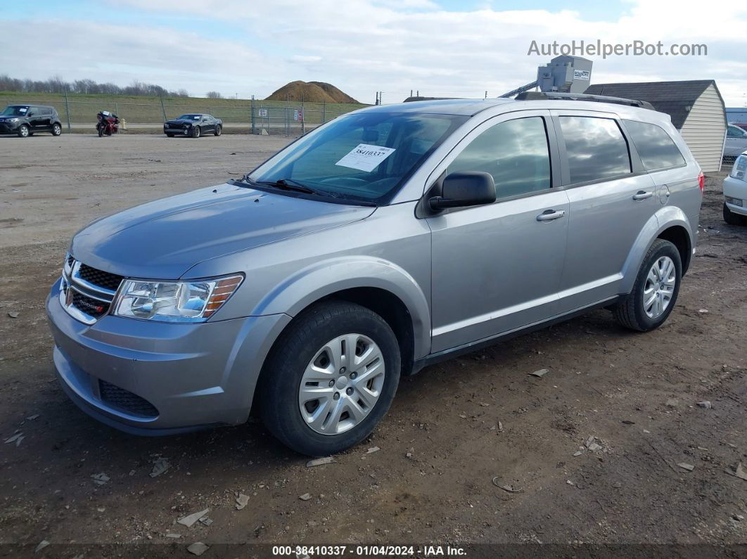 2017 Dodge Journey Se Silver vin: 3C4PDCAB8HT670110