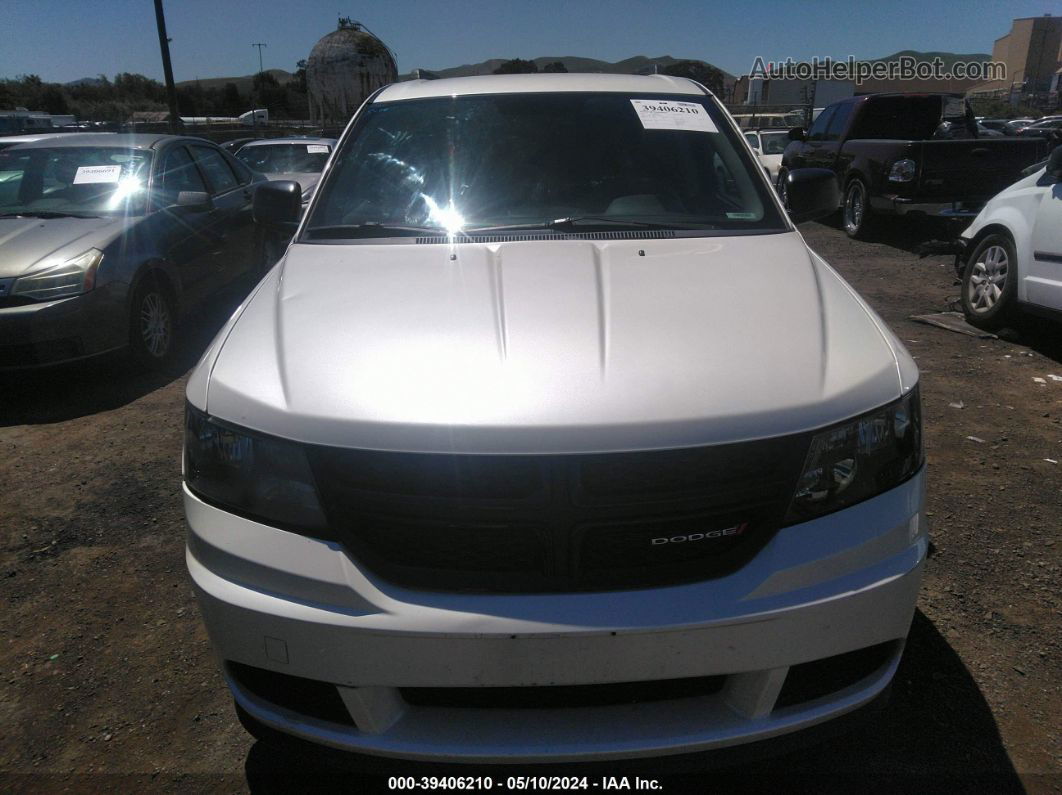 2017 Dodge Journey Se White vin: 3C4PDCAB8HT709858