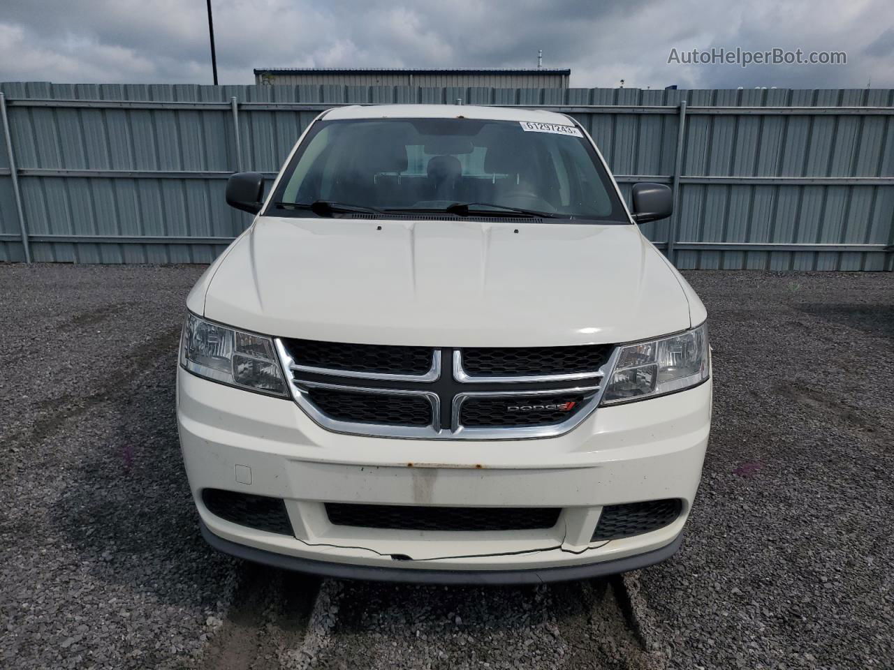 2014 Dodge Journey Se White vin: 3C4PDCAB9ET102007