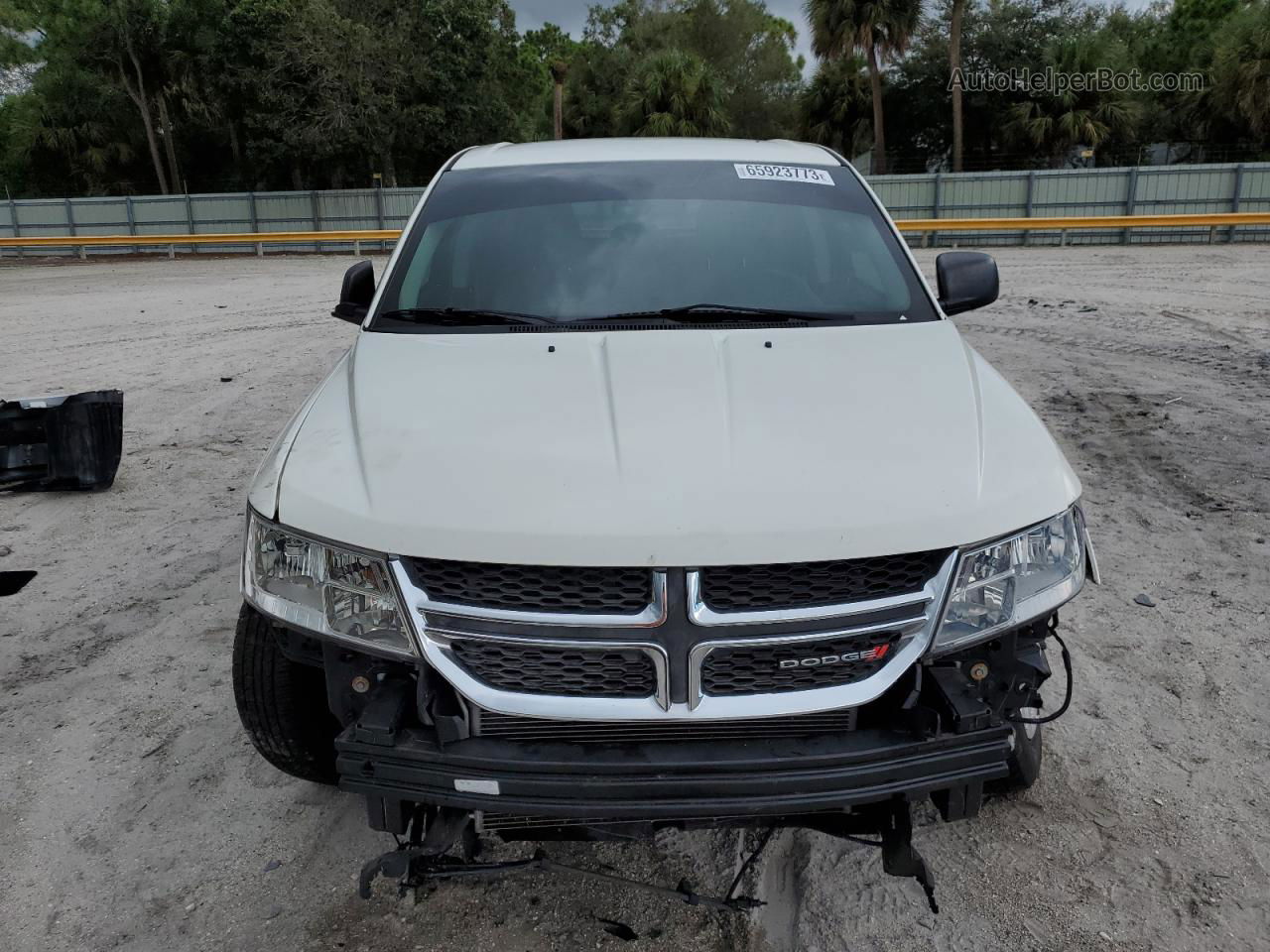 2014 Dodge Journey Se Белый vin: 3C4PDCAB9ET112794