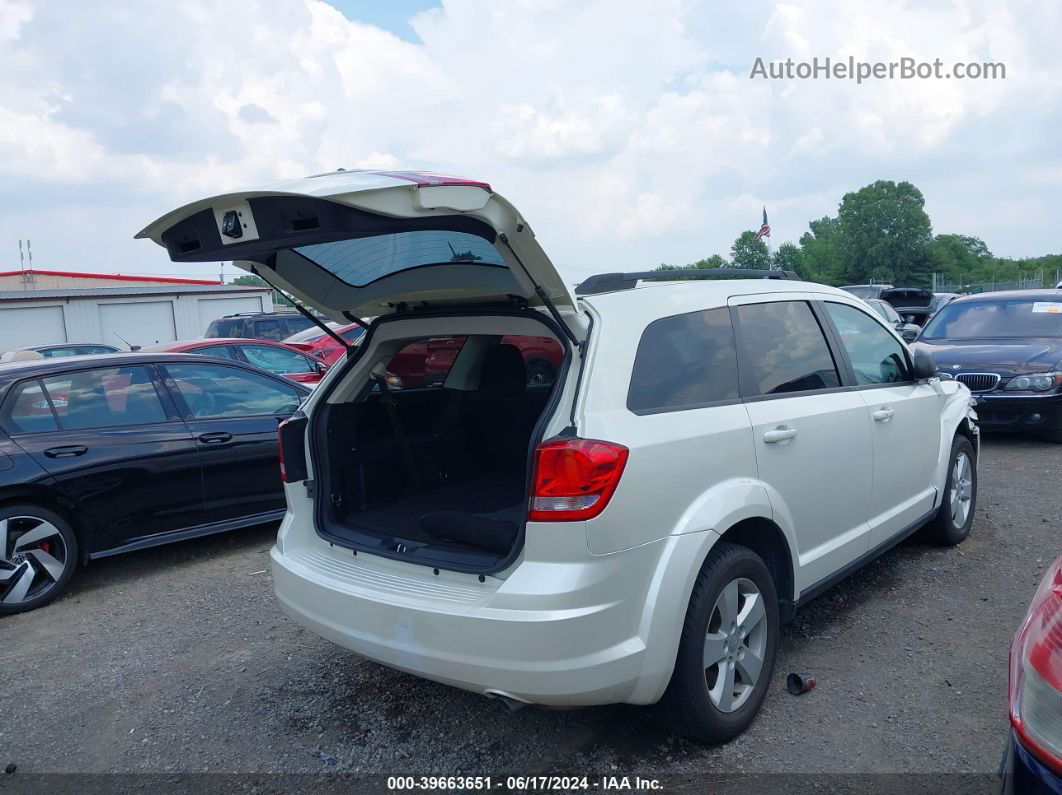 2014 Dodge Journey Se White vin: 3C4PDCAB9ET135153