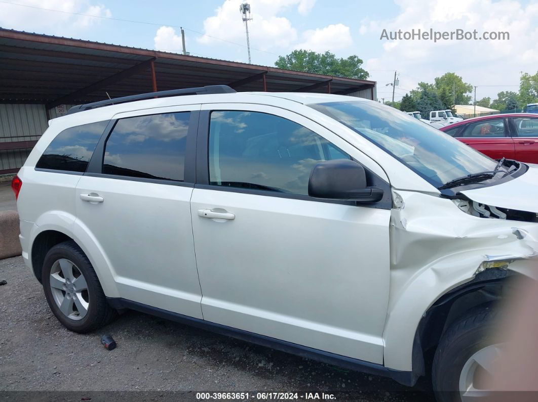 2014 Dodge Journey Se White vin: 3C4PDCAB9ET135153