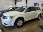 2014 Dodge Journey Se White vin: 3C4PDCAB9ET267216