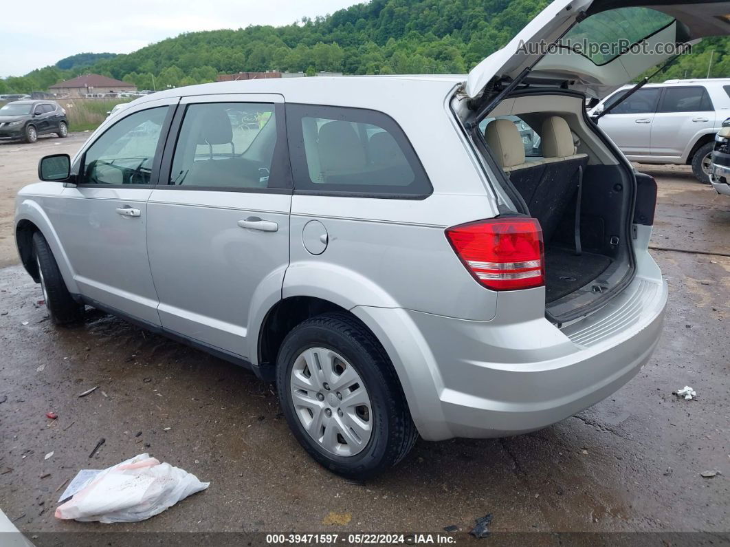 2014 Dodge Journey American Value Pkg Silver vin: 3C4PDCAB9ET303597