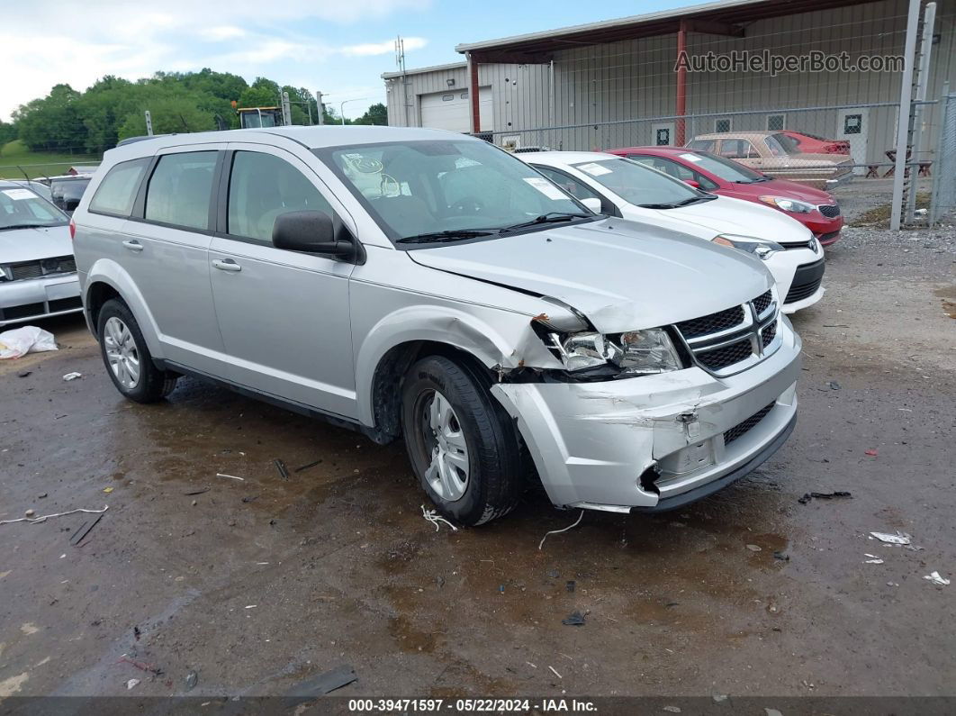 2014 Dodge Journey American Value Pkg Silver vin: 3C4PDCAB9ET303597