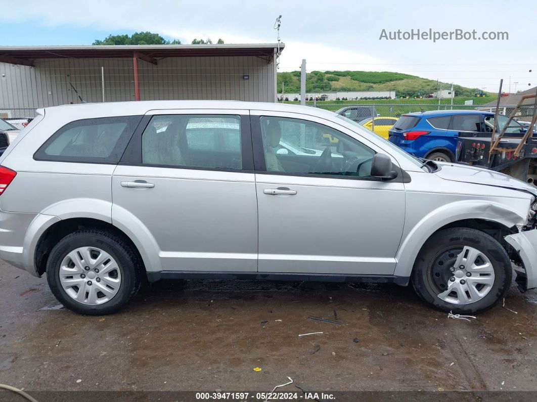 2014 Dodge Journey American Value Pkg Silver vin: 3C4PDCAB9ET303597