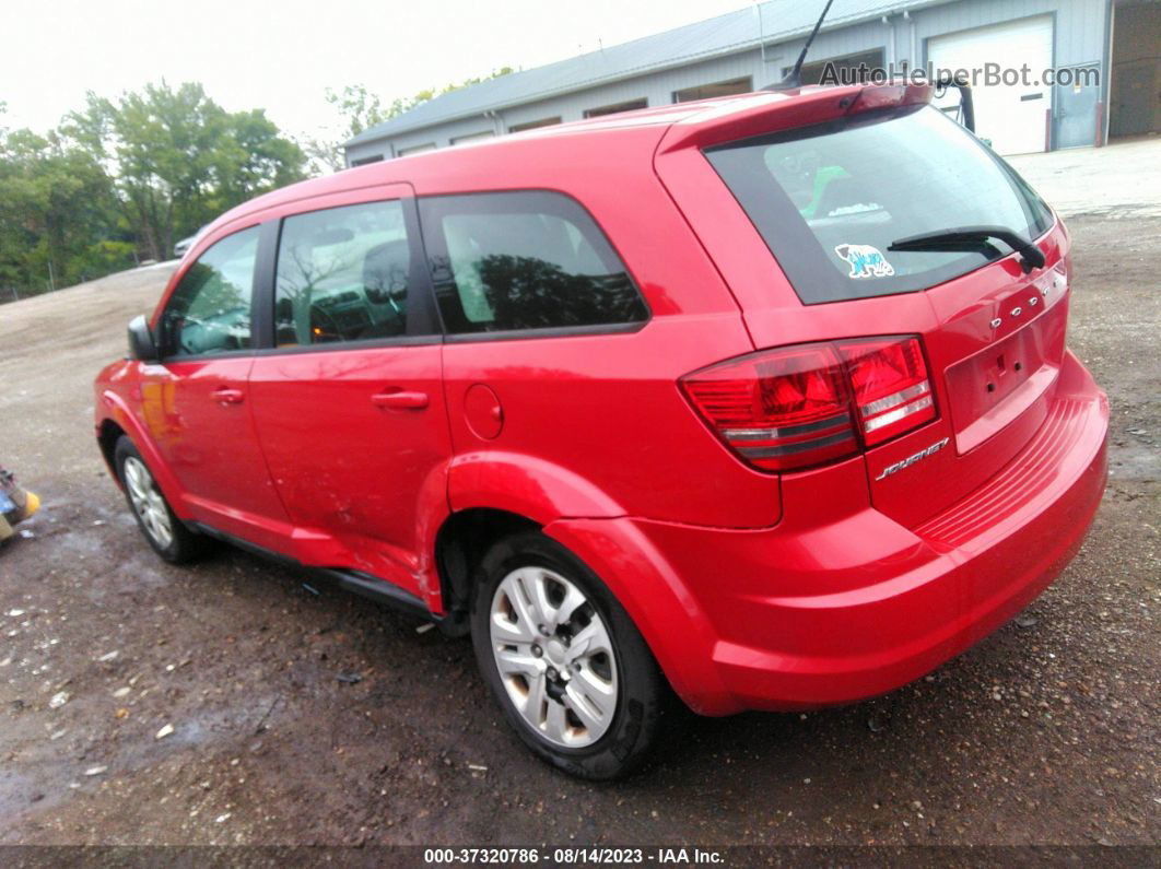 2015 Dodge Journey American Value Pkg Red vin: 3C4PDCAB9FT574144