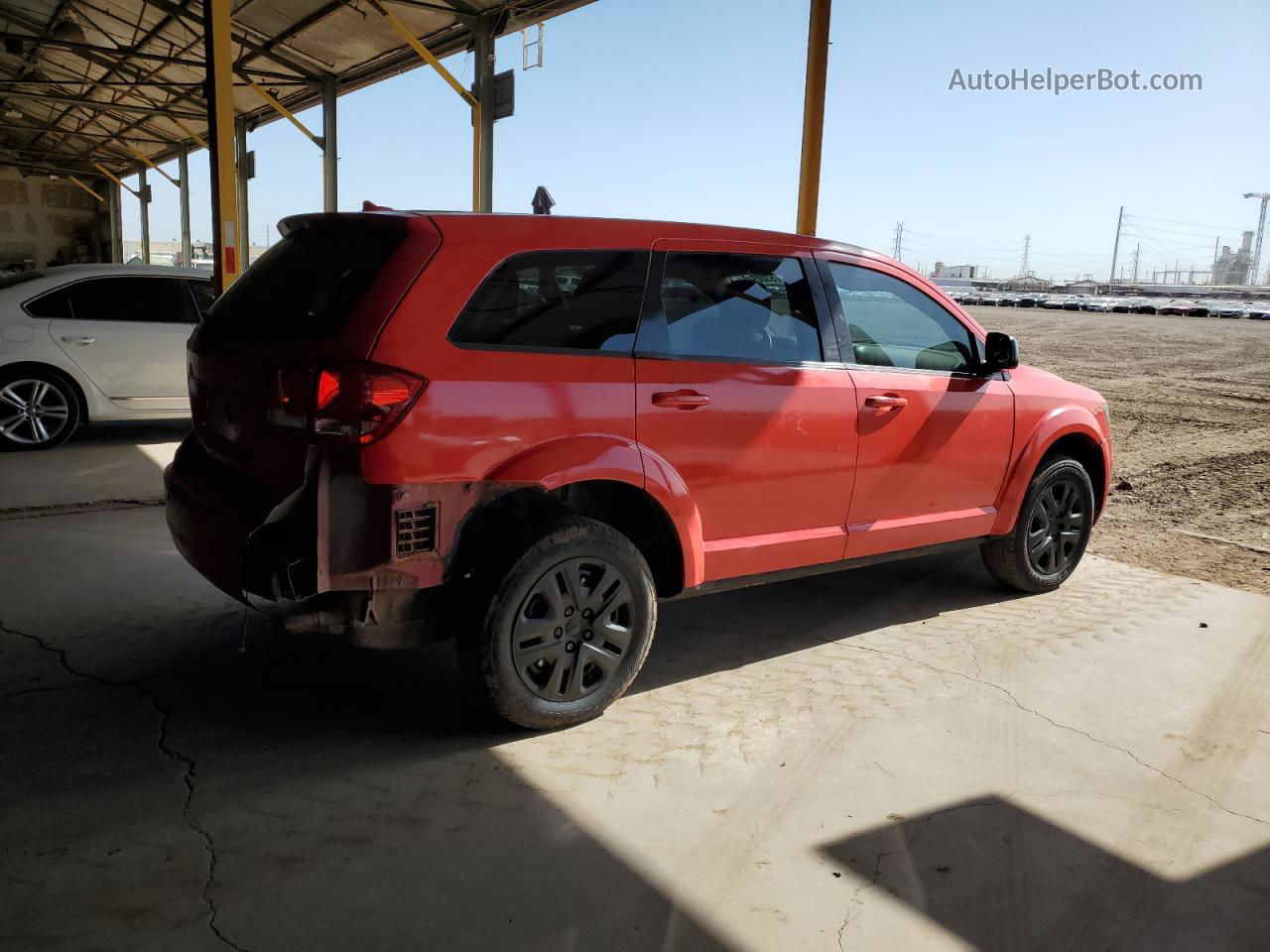 2015 Dodge Journey Se Red vin: 3C4PDCAB9FT728089