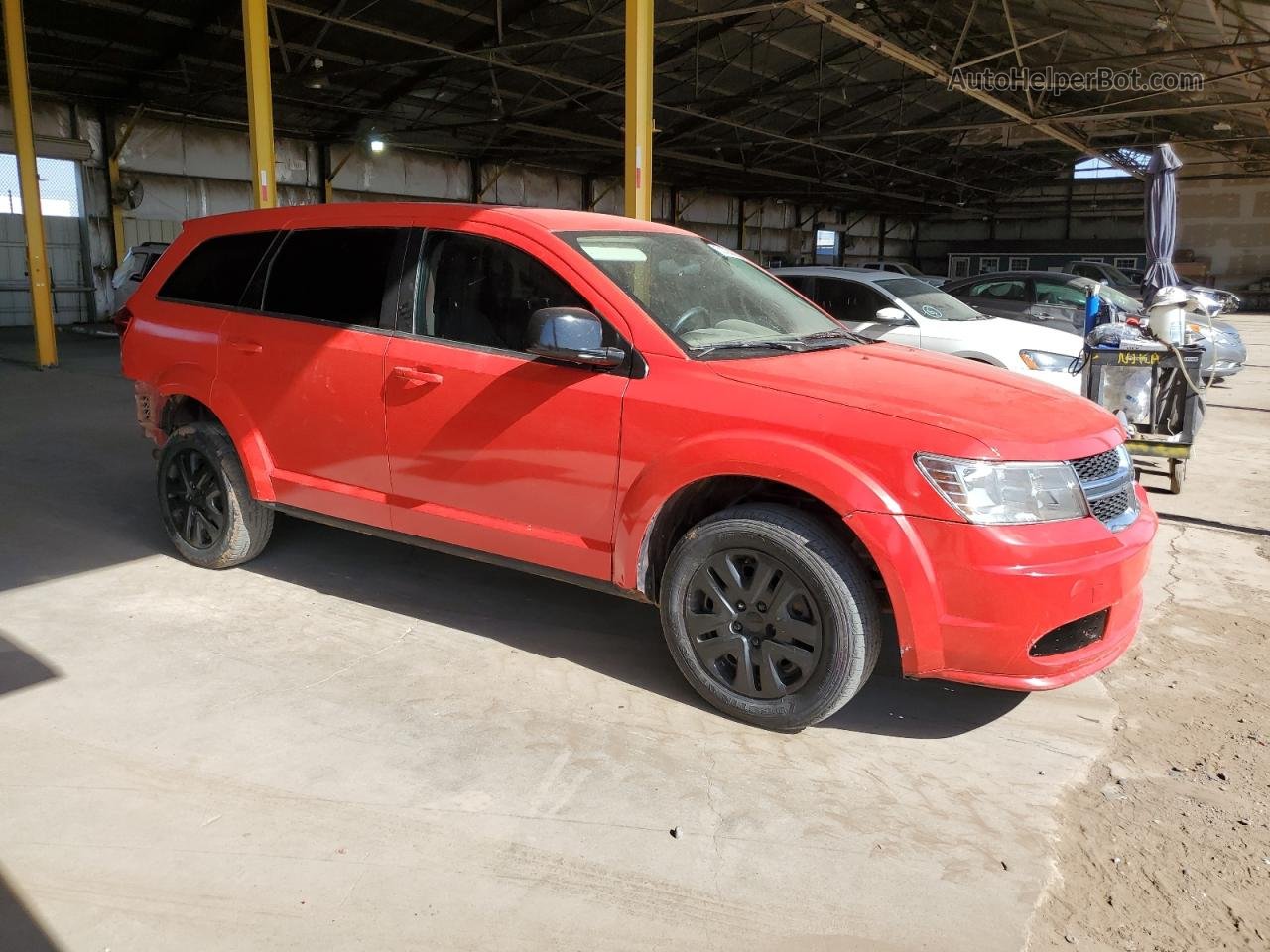 2015 Dodge Journey Se Red vin: 3C4PDCAB9FT728089