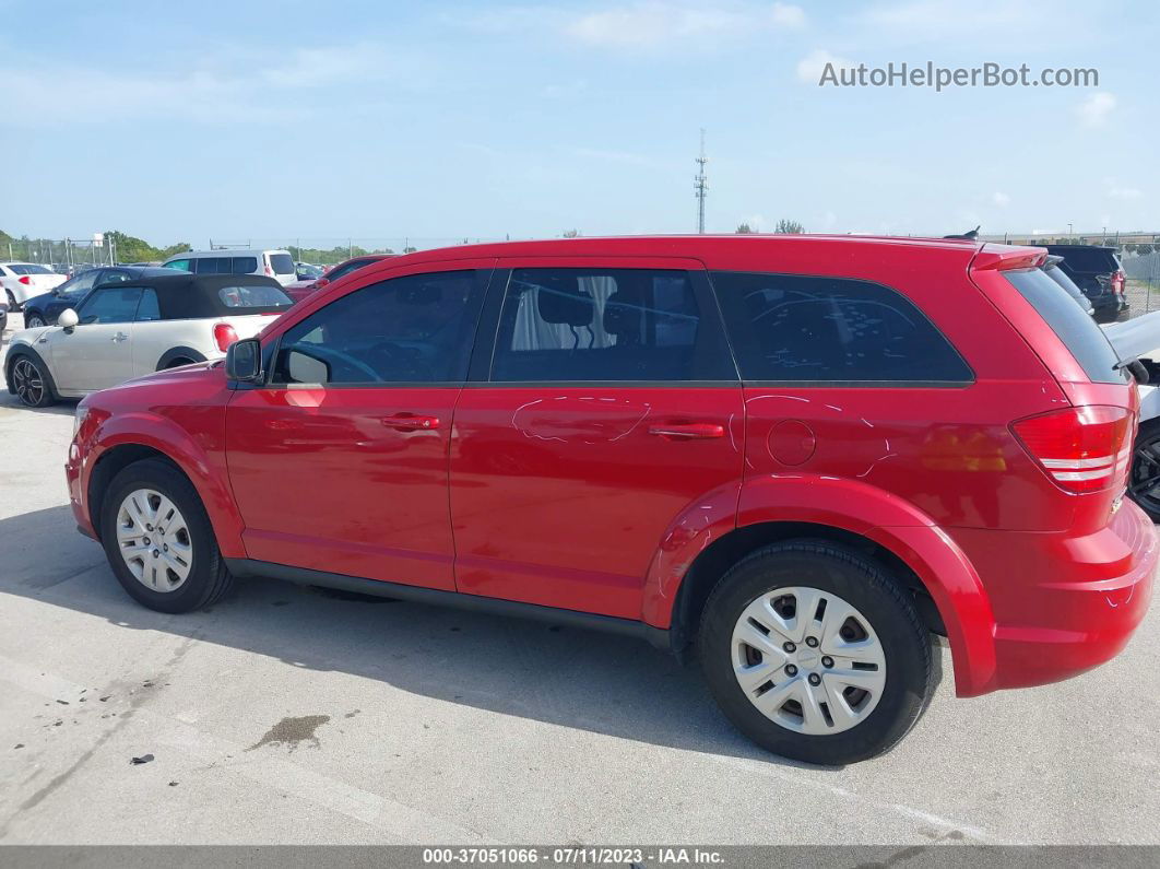 2015 Dodge Journey American Value Pkg Red vin: 3C4PDCAB9FT747354