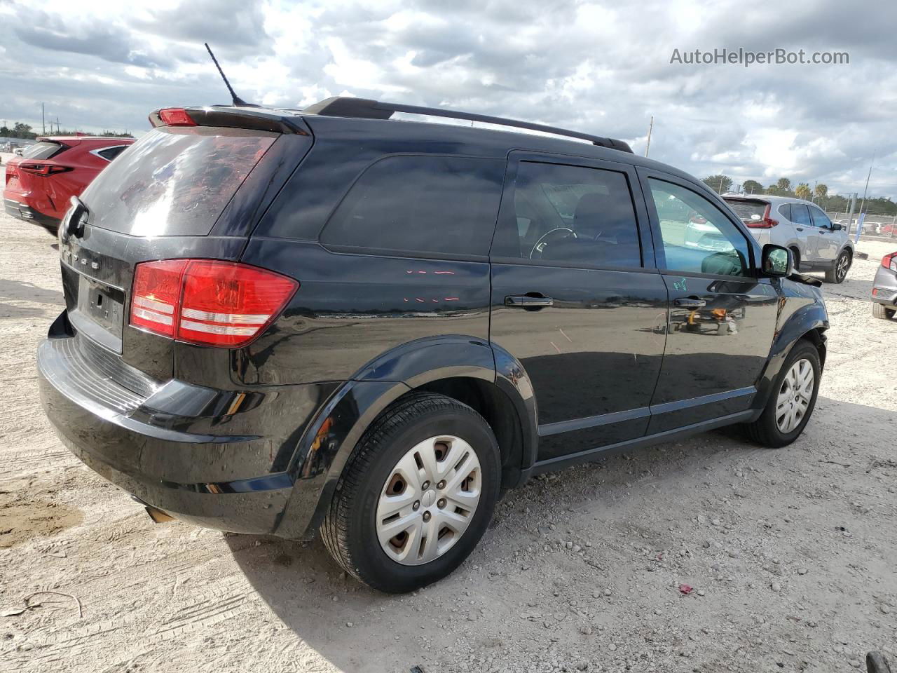 2016 Dodge Journey Se Black vin: 3C4PDCAB9GT114872