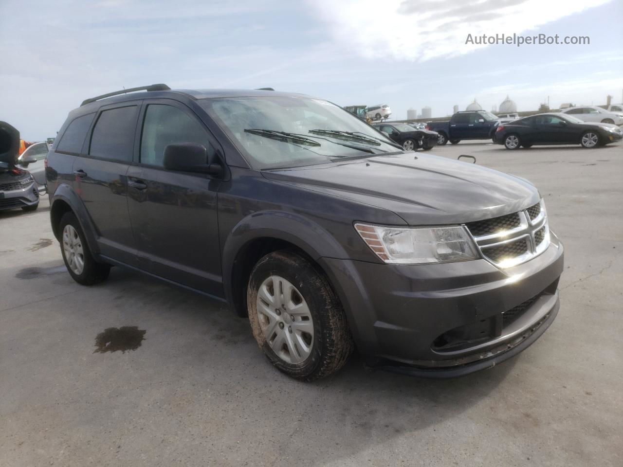 2016 Dodge Journey Se Gray vin: 3C4PDCAB9GT146446