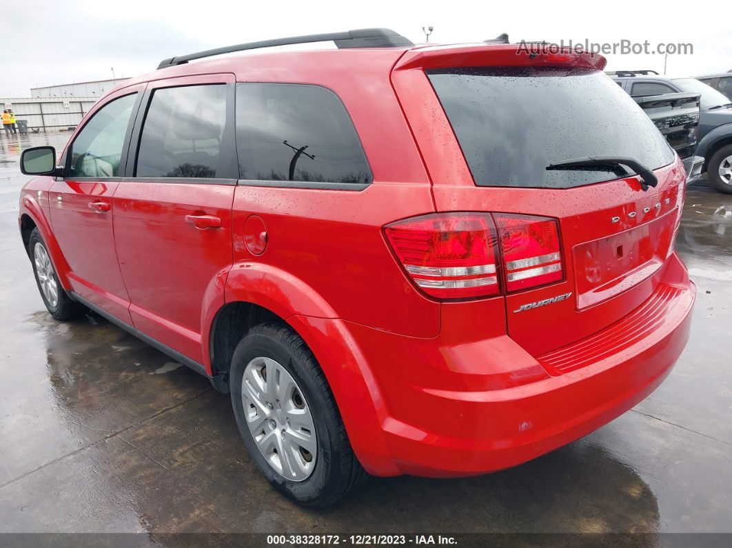 2016 Dodge Journey Se Red vin: 3C4PDCAB9GT166423