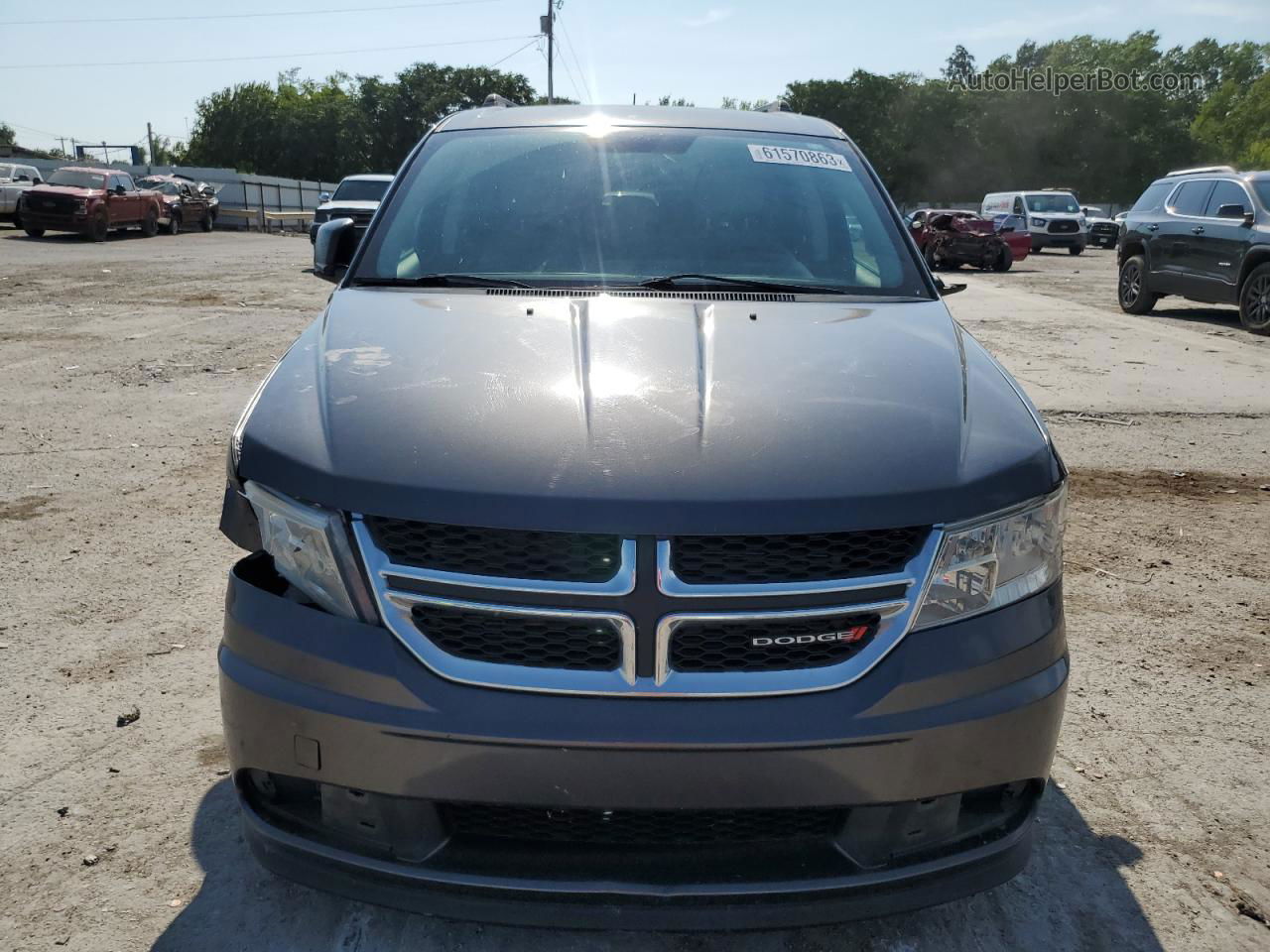 2016 Dodge Journey Se Gray vin: 3C4PDCAB9GT210369