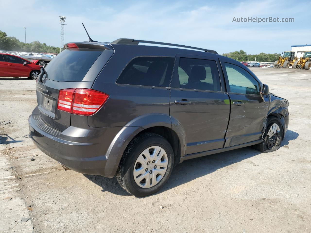 2016 Dodge Journey Se Gray vin: 3C4PDCAB9GT210369